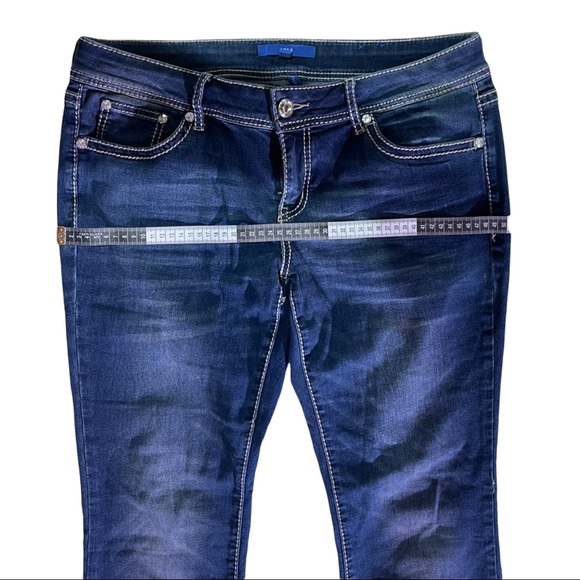 Apt 9 Jeans size 12 with rhinestones - Picture 4 of 7